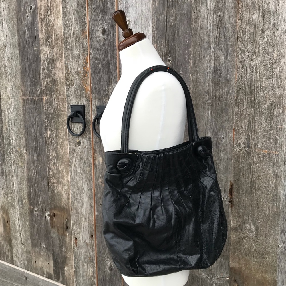 HOBO International Black Leather Bag